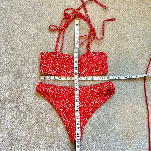 NWOT SHEIN Floral Daisy “Ditsy” Cheeky Bikini Set—SZ. Small - Picture 5 of 7